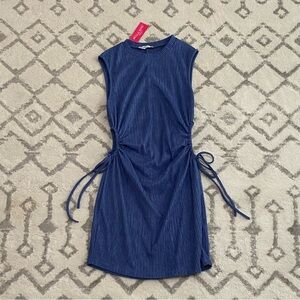 HYFVE Navy Sleeveless Mini Dress